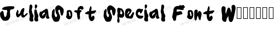 JuliaSoft Special Font W字体转换